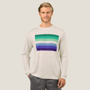 SlipperyJoe's trans-inclusieve gay mannen vlag pal Tri-Blend Shirt