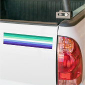 SlipperyJoe's trans-inclusieve vlaggencode voor ho Bumpersticker (Op Truck)