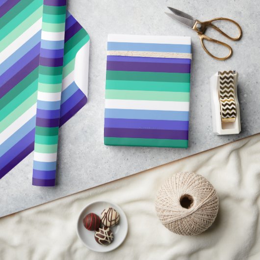 SlipperyJoe's trans-inclusieve vlaggencode voor ho Cadeaupapier (Crafts)