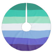 SlipperyJoe's trans-inclusieve vlaggencode voor ho Kerstboom Rok (Voorkant)