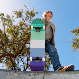 SlipperyJoe's trans-inclusieve vlaggencode voor ho Persoonlijk Skateboard