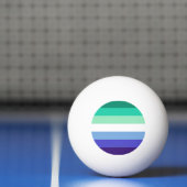 SlipperyJoe's trans-inclusieve vlaggencode voor ho Pingpongbal (Net)
