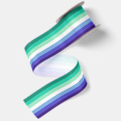 SlipperyJoe's trans-inclusieve vlaggencode voor ho Satijnen Lint (Achterkant)