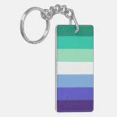 SlipperyJoe's trans-inclusieve vlaggencode voor ho Sleutelhanger (Voorkant Links)