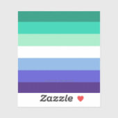 SlipperyJoe's trans-inclusieve vlaggencode voor ho Sticker (Vel)