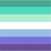 SlipperyJoe's trans-inclusieve vlaggencode voor ho Sticker (Voorkant)