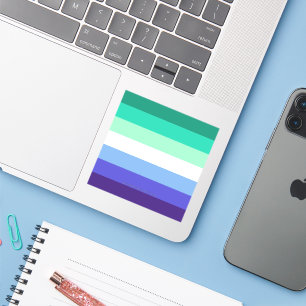 SlipperyJoe's trans-inclusieve vlaggencode voor ho Sticker