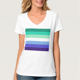 SlipperyJoe's trans-inclusieve vlaggencode voor ho T-shirt