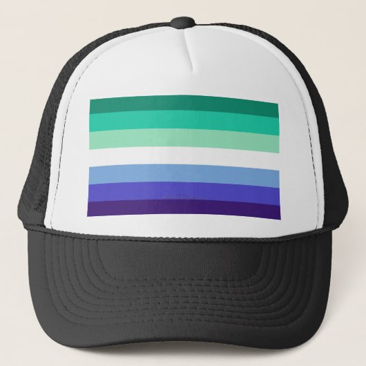 SlipperyJoe's trans-inclusieve vlaggencode voor ho Trucker Pet (Voorkant)
