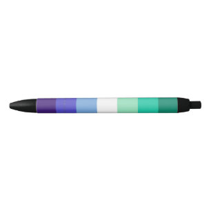 SlipperyJoe's trans-inclusieve vlaggencode voor ho Zwarte Inkt Pen