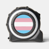SlipperyJoe's transgender pride-vlag zichtbaarheid Rolmaat (Voorkant)