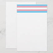 SlipperyJoe's transgender trots visibiliteit va Briefpapier (Voorkant / Achterkant)
