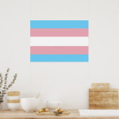 SlipperyJoe's transgender trots visibiliteit va Poster (Keuken)