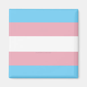SlipperyJoe's transgender trotsdiversiteitsvlag ri Magneet
