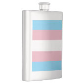 SlipperyJoe's transgender trotskleurenvlag zichtba Flacon (Rechts)