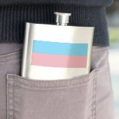 SlipperyJoe's transgender trotskleurenvlag zichtba Flacon (Voorbeeld)