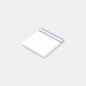 SlipperyJoe's transgender trotskleurenvlag zichtba Post-it® Notes (Schuin)