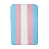 SlipperyJoe's transgender trotskleurvlag zichtbaar Badmat (Voorkant Verticaal)