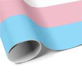 SlipperyJoe's transgender trotskleurvlag zichtbaar Cadeaupapier (Rol Hoek)