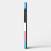 SlipperyJoe's transgender trotskleurvlag zichtbaar Case-Mate iPhone Case (Achterkant / Links)