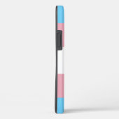 SlipperyJoe's transgender trotskleurvlag zichtbaar Case-Mate iPhone Case (Achterkant / Rechts)
