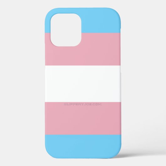 SlipperyJoe's transgender trotskleurvlag zichtbaar Case-Mate iPhone Case (Achterkant)