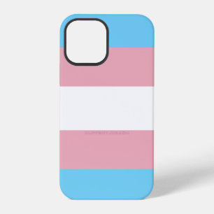 SlipperyJoe's transgender trotskleurvlag zichtbaar iPhone 12 Pro Hoesje