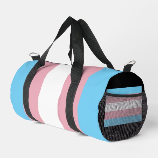 SlipperyJoe's transgender trotskleurvlag zichtbaar Plunjezak (Rechterhoek)