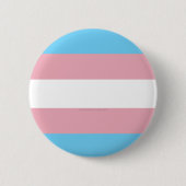 SlipperyJoe's transgender trotskleurvlag zichtbaar Ronde Button 5,7 Cm (Voorkant)