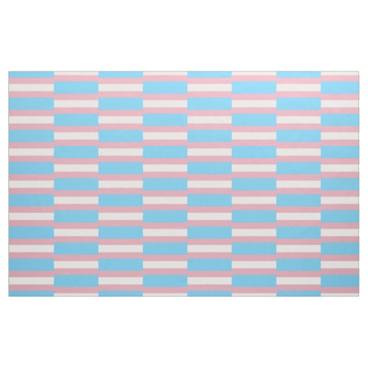 SlipperyJoe's transgender trotskleurvlag zichtbaar Stof (Yard (91,4 cm))
