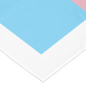SlipperyJoe's transgender trotskleurvlag zichtbaar Tafelkleed (Gekanteld)