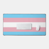 SlipperyJoe's transgender trotsky vlag zichtbaarhe Bureaumat (Keyboard & Muis)