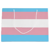 SlipperyJoe's transgender trotsky vlag zichtbaarhe Groot Cadeauzakje (Voorkant)