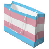 SlipperyJoe's transgender trotsky vlag zichtbaarhe Groot Cadeauzakje (Voorkant Gekanteld)