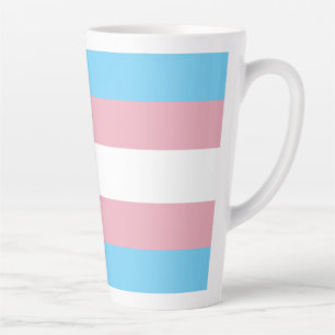 SlipperyJoe's transgender trotsky vlag zichtbaarhe Latte Mok
