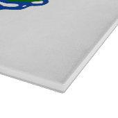 SlipperyJoe's trots gekrabbeld hart vorm tekening Snijplank (Hoek)