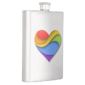 SlipperyJoe's trots hart kromt vorm 3-D drie-d Flacon (Rechts)