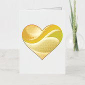 SlipperyJoe's trots hart kromt vorm 3-D drie-d Folie Wenskaart (Voorkant)