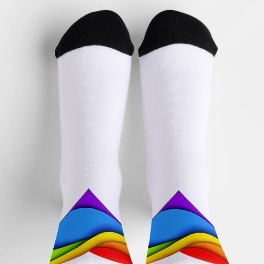 SlipperyJoe's trots hart kromt vorm 3-D drie-d Sokken (Top)