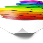 SlipperyJoe's trots hartvorm meerdere horizontaal Foto Afdruk (Hoek)