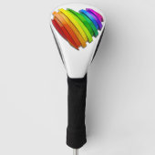 SlipperyJoe's trots hartvorm meerdere horizontaal Golfheadcover (Voorkant)