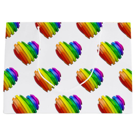 SlipperyJoe's trots hartvorm meerdere horizontaal Groot Cadeauzakje (Voorkant)