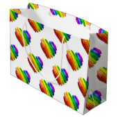 SlipperyJoe's trots hartvorm meerdere horizontaal Groot Cadeauzakje (Achterkant Gekanteld)