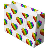 SlipperyJoe's trots hartvorm meerdere horizontaal Groot Cadeauzakje (Voorkant Gekanteld)