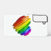 SlipperyJoe's trots hartvorm meerdere horizontaal Samsung Galaxy Hoesje (Achterkant horizontaal)