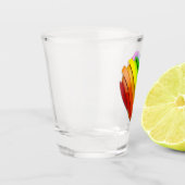 SlipperyJoe's trots hartvorm meerdere horizontaal Shot Glas (Links)