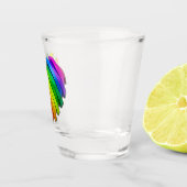 SlipperyJoe's trots hartvorm meerdere horizontaal Shot Glas (Rechts)