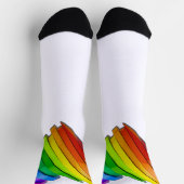 SlipperyJoe's trots hartvorm meerdere horizontaal Sokken (Top)