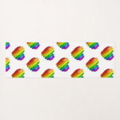 SlipperyJoe's trots hartvorm meerdere horizontaal Yogamat (Achterkant (horizontaal))