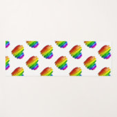 SlipperyJoe's trots hartvorm meerdere horizontaal Yogamat (Voorkant (horizontaal))